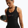 Dámské tréninkové tričko Nike One black/black/university red/white 5