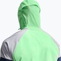 Pánská běžecká bunda Nike Impossibly Light Windrunner midnight navy/illusion green/wolf grey 7