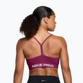 Sportovní podprsenka Nike Pro Seamless Light Support true berry/white 2