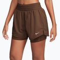 Dámské šortky Nike One Dri-Fit High-Waisted 3" 2In1 cacao wow/white 3
