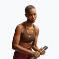 Dámská sportovní podprsenka Nike Swoosh Medium Support cacao wow/white 4