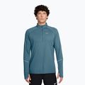 Pánská běžecká mikina Nike Miler Dri-Fit UV 1/2 Zip smokey blue