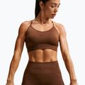 Dámská sportovní podprsenka Nike Pro Seamless Light Support Sports Bra cacao wow
