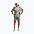 Pánské běžecké tričko Nike Dri-FIT Printed SS smoke grey/black/light lemon twist 2