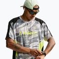 Pánské běžecké tričko Nike Dri-FIT Printed SS smoke grey/black/light lemon twist 4