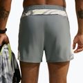 Pánské běžecké šortky Nike Dri-Fit 4" smoke grey/black/light lemon twist 5