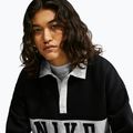 Dámská mikina Nike Studio Fleece Medium Weight total black/sail/sail 5