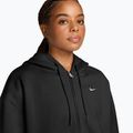 Dámská mikina Nike Studio Fleece Medium Weight Oversized Full Zip total black/sail 3