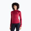 Dámské běžecké Longsleeve New Balance Athletics Heat Grid 1/2 Zip podium red