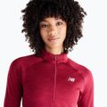 Dámské běžecké Longsleeve New Balance Athletics Heat Grid 1/2 Zip podium red 4