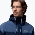 Pánská softshellová bunda Columbia Challenger II Windbreaker collegiate navy/dark mountain 6