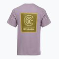 Pánské tričko Columbia CSC Basic Logo Back Tee shale purple/linework c badge 2
