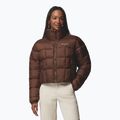 Dámská zateplená bunda Columbia Puffect III Cropped tobacco
