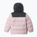 Dětská zateplená bunda  Columbia Puffect Hooded Mineral Pink/Black 2