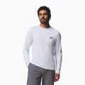 Pánské tričko Longsleeve Columbia Parsons Point LS Graphic Tee white zigzag climb