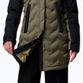 Dámský péřový kabát Columbia Mountain Croo III Mid Down stone green/black 9