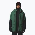 Pánská lyžařská bunda Columbia Platinum Peak Insulated rain forest/black 6