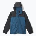 Dětská nepromokavá bunda Columbia Rainy Trails III Fleece Lined phoenix blue/black