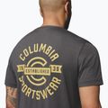 Pánské tričko na lezení Columbia Parsons Point SS Back Graphic Tee black heather blocky banner button 6