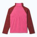 Dětská fleecová mikina Columbia Glacial Fleece Half Zip nico/red oxide 2