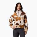 Dámská fleecová mikina Columbia Sequoia Grove II Printed Half Zip camel brown ikatbloom