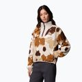 Dámská fleecová mikina Columbia Sequoia Grove II Printed Half Zip camel brown ikatbloom 4