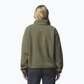 Dámská fleecová mikina Columbia Helvetia II Cropped Half Snap Fleece stone green/safari 3