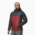 Pánská bunda Columbia Powder Lite II Hooded red oxide/shark 5