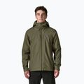 Pánská nepromokavá bunda Patagonia Insulated Boulder Fork Rain basin green