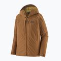 Pánská nepromokavá bunda Patagonia Insulated Boulder Fork Rain deer brown 2