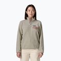 Dámská fleecová mikina Patagonia Lightweight Synchilla Snap-T Pullover oatmeal heather w/moonrise taupe