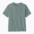 Pánské tričko na lezení Patagonia Daily Pocket Tee blue sage