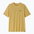 Pánské tričko na lezení Patagonia Capilene Cool Daily Boardshort Logo limestone yellow - light limestone yellow x-dye