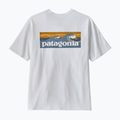 Pánské tričko na lezení Patagonia Boardshort Logo Pocket Responsibili fiber white 2