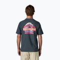 Pánské tričko na lezení Patagonia Great Waves Responsibili-Tee summit blue 2