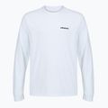 Pánské tričko Longsleeve Patagonia P-6 Logo Responsibili fiber white