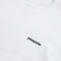 Pánské tričko Longsleeve Patagonia P-6 Logo Responsibili fiber white 3