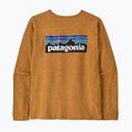 Dámské tričko Longsleeve Patagonia P-6 Logo Responsibili-Tee LS dried mango 2