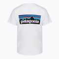 Dámské tričko Patagonia P-6 Logo Responsibili-Tee fiber white 2