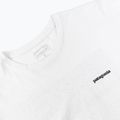 Dámské tričko Patagonia P-6 Logo Responsibili-Tee fiber white 3