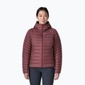 Dámská péřová bunda Patagonia Down Sweater Hoody dark ruby