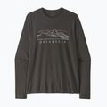 Pánské tričko Longsleeve Patagonia Cap Cool Trail Stratapeaks ink black