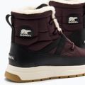 Dámské sněhule Sorel Whitney III Mid Wp red lodge/black 8