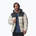 Pánská zateplená bunda Columbia Puffect IV Hooded dark stone/shark 5