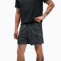 Pánské běžecké šortky HOKA Glide Short 5" Brief CLF PRT black/white