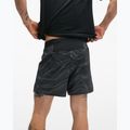 Pánské běžecké šortky HOKA Glide Short 5" Brief CLF PRT black/white 3