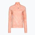 Dámská běžecká mikina HOKA Skyform Half Zip CLF PRT sunstone print