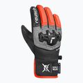 Dětské lyžařské rukavice Reusch Worldcup Warrior R-Tex XT Junior black/silver/fluo red 3