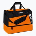 Tréninková taška ERIMA Six Wings Sports Bag With Bottom Compartment 35 l orange/black