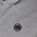 Pánská polokošile Pitbull West Coast Polo Slim Logo grey/melange 3